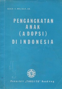 Pengangkatan anak (adopsi) di Indonesia