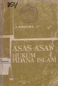 Asas-asas hukum pidana islam