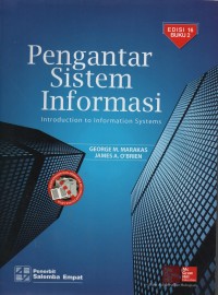 Image of Pengantar sistem informasi = introduction to informastion systems buku 2