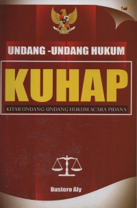 Image of KUHAP : kitab undang-undang hukum acara pidana