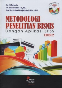 Image of Metodologi penelitian bisnis dengan aplikasi SPSS