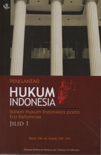 Image of Buku ajar pengantar hukum indonesia : sistem hukum indonesia pada era reformasi jilid 1