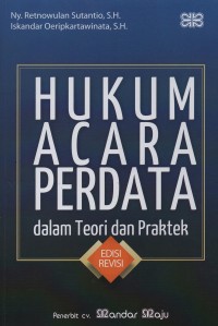 Image of Hukum acara perdata dalam teori dan praktek Edisi Revisi