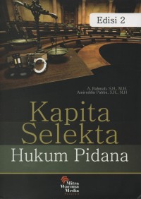 Image of Kapita selekta hukum pidana