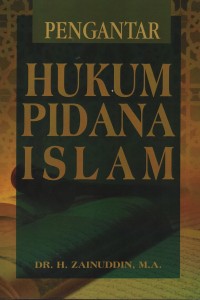 Image of Pengantar hukum pidana Islam