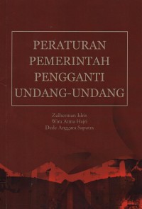 Image of Peraturan pemerintah pengganti undang-undang