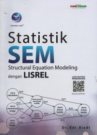 Image of Statistik SEM : structural equation modeling dengan LISREL