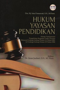 Image of Hukum yayasan pendidikan