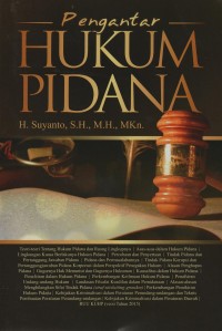 Image of Pengantar hukum pidana