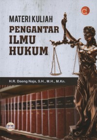 Image of Materi kuliah pengantar ilmu hukum