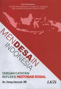 Image of Mendesain Indonesia : sebuah catatan refleksi restorasi sosial