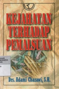 Image of Kejahatan terhadap pemalsuan