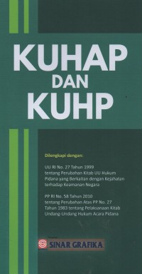 Image of KUHAP dan KUHP