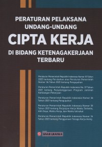 Image of Peraturan pelaksana undang-undang cipta kerja di bidang ketenagakerjaan terbaru