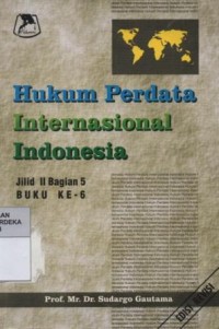 Image of Hukum perdata internasional Indonesia buku ke 6
