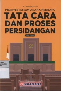 Image of Praktik hukum acara perdata : tata cara dan proses persidangan