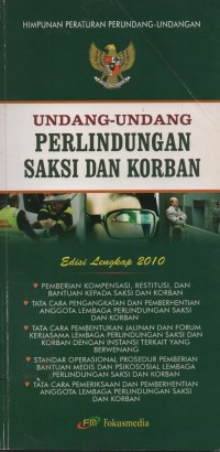 Image of Undang-undang perlindungan saksi dan korban