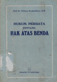 Image of Hukum perdata tentang hak atas benda