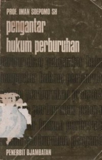 Image of Pengantar hukum perburuhan
